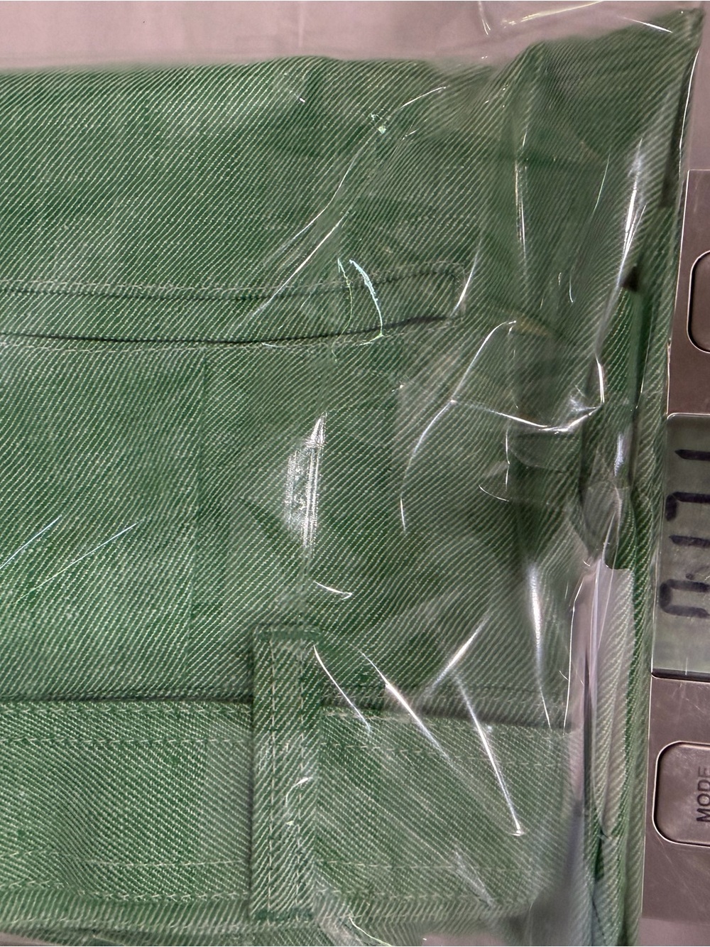 J. Crew Mint Green Linen Blend Button-Front Utility Style Pockets Safari Skirt - Picture 10 of 10